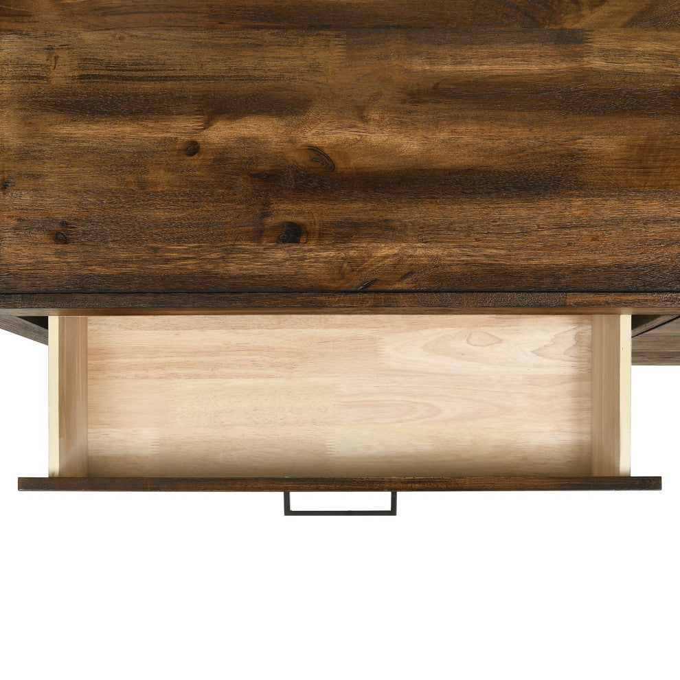 Picket House Furnishings Wren Twin Platform Storage Bed, Chestnut