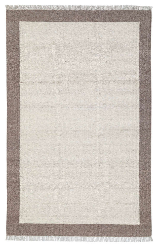 Nu Maison Soft Border Area Rug, Brown, 8'x10'