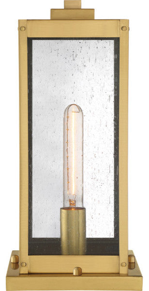 Quoizel WVR9106 Westover 16" Tall Outdoor Pier Mount Post Light - Earth Black