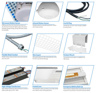 HBL3 Linear LED High Bay, 110-Watt, 4000k