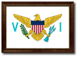 Virgin Islands Country Flag Canvas Print, 27"x39"