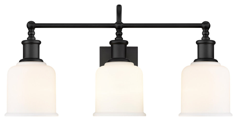 Zlite 733-3V-MB 3-Light Vanity, Matte Opal