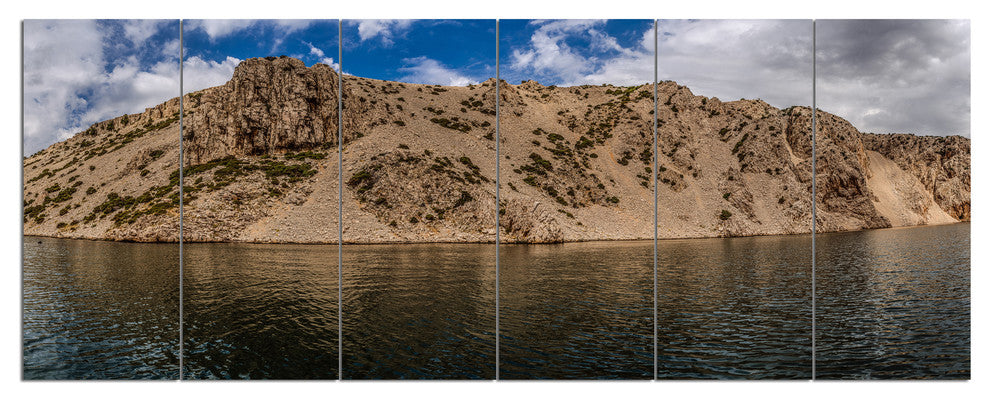 Zrmanja River Northern Dalmatia, Landscape Canvas Art Print, 70"x28", 6 Panels
