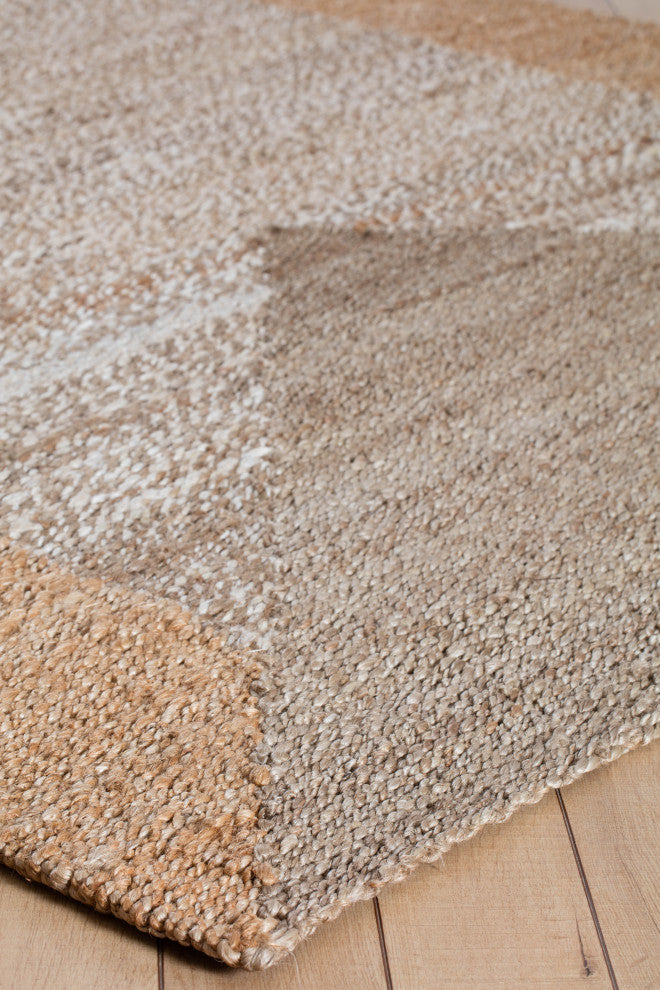 8'x10' Eden Natural/Tan Jute Area Rug