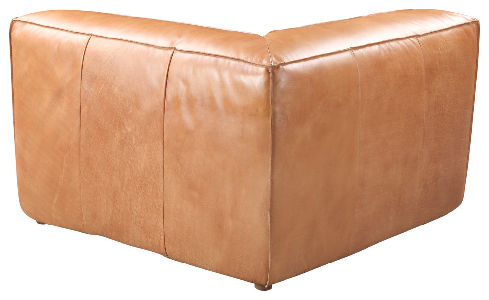 Luxe Corner Chair Tan