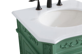 Bathroom Vanity, Vintage Mint, 24", Single Sink