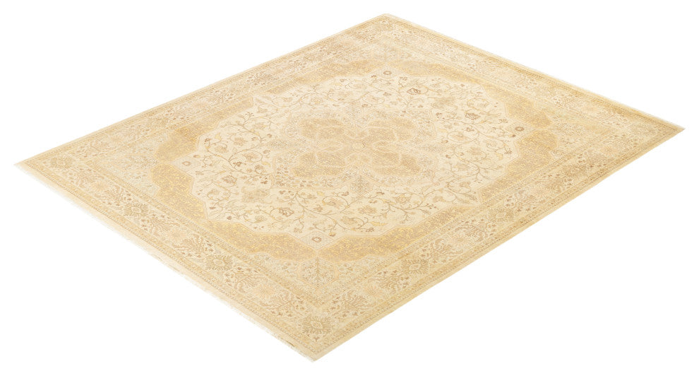 Khloe, One-of-a-Kind Hand-Knotted Area Rug Ivory, 8'2"x10'4"