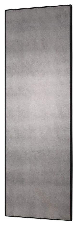 Uttermost Burwell Contemporary Metal and MDF Decorative Mirror in Aged Black