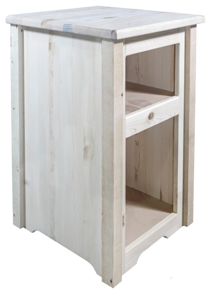 Homestead End Table, Clear Lacquer Finish