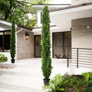 Lifestyle/environment; product near entrance/steps