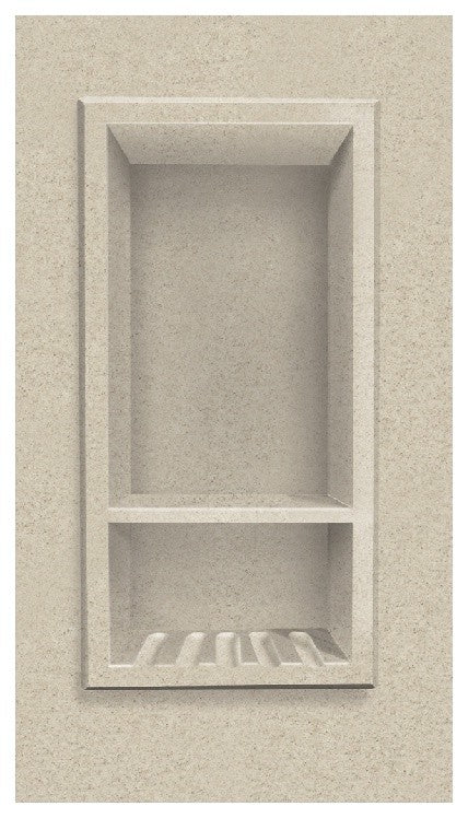 Decor 7-1/2"x15" Recessed Shampoo Caddy, Desert Earth