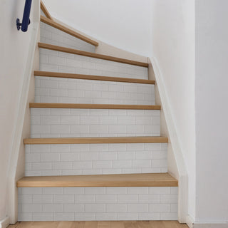 Metro Brushed Silver Peel & Stick Backsplash Tiles, Panel
