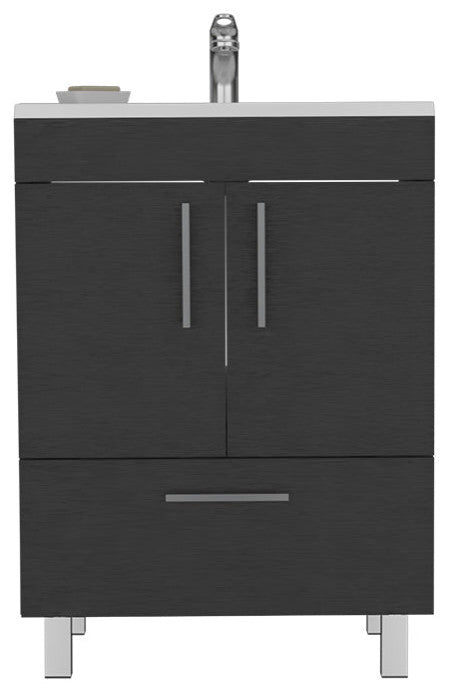 Single Bathroom Vanity Mayorca, Bathroom, Black