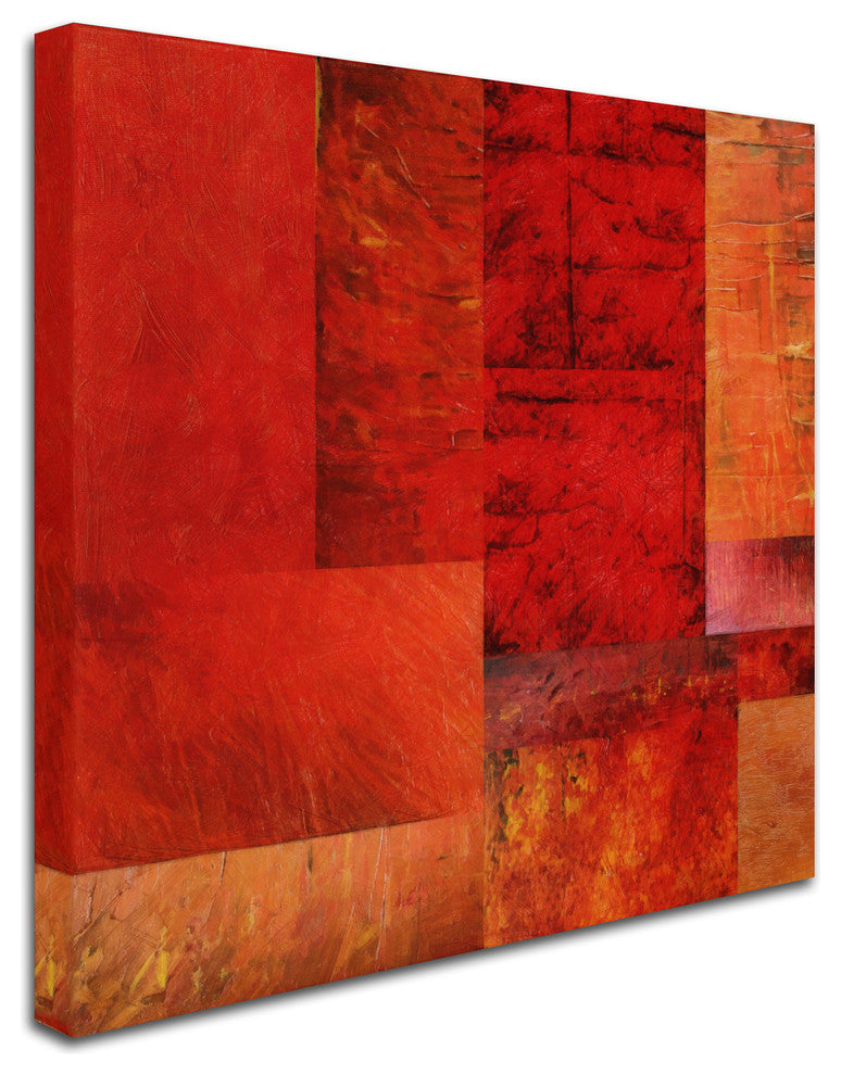 Michelle Calkins ''Essence of Red'' Canvas Art, 35x35