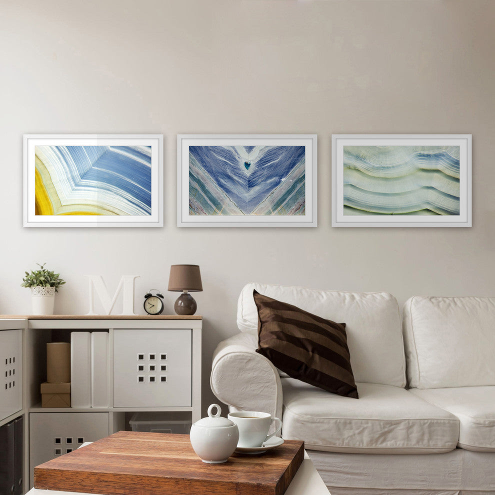 Layers of Color Triptych, 72x16