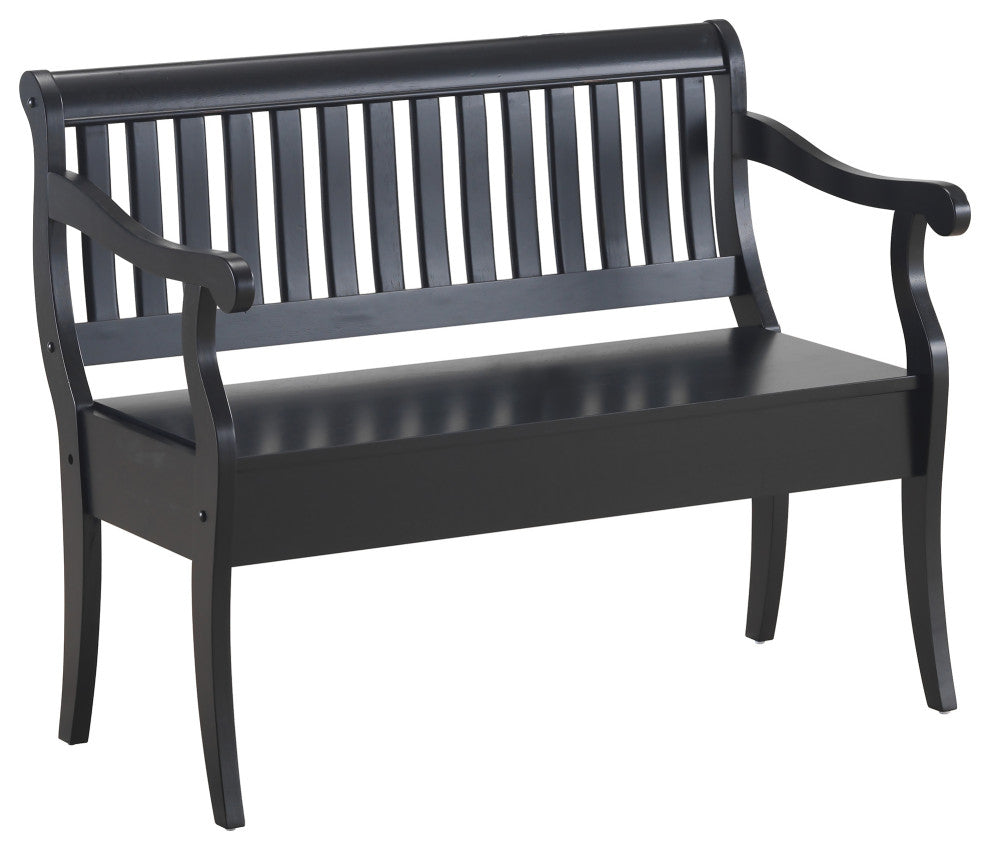 Veranda Storage Bench - Antique Black