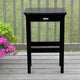 Lehigh Bar Height Stool, Black