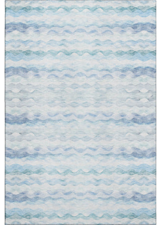 Addison Premium Washable Mayfield AMF195 Blue 2'6" x 3'10" Rug