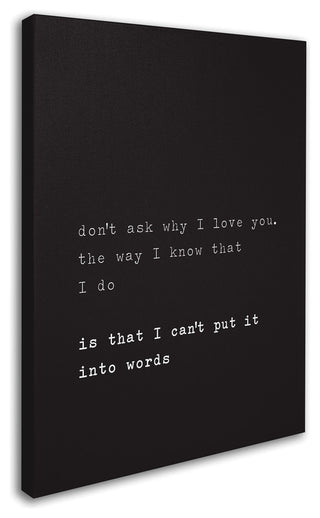 'Why I Love You' Canvas Art by Megan Romo