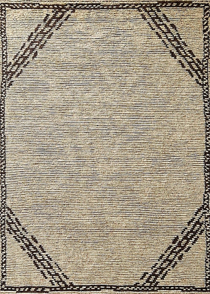 Ahgly Company Indoor Rectangle Mid-Century Modern Area Rugs, 5' x 8'