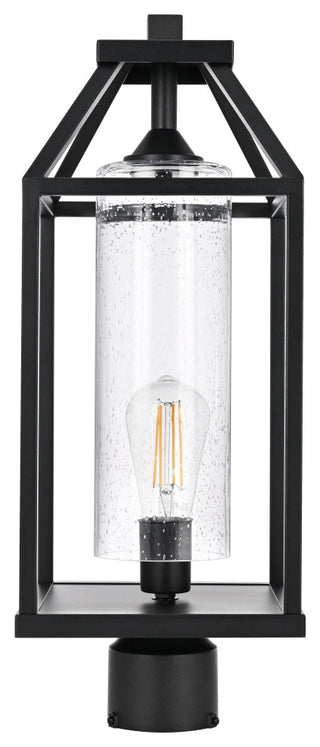 Home Living 21" Outdoor Post light, Black