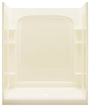 Sterling Alcove 60"x34"x75.75" Vikrell Center Shower Kit, Biscuit