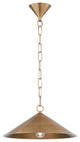 1-Light Pendant, Patina Brass