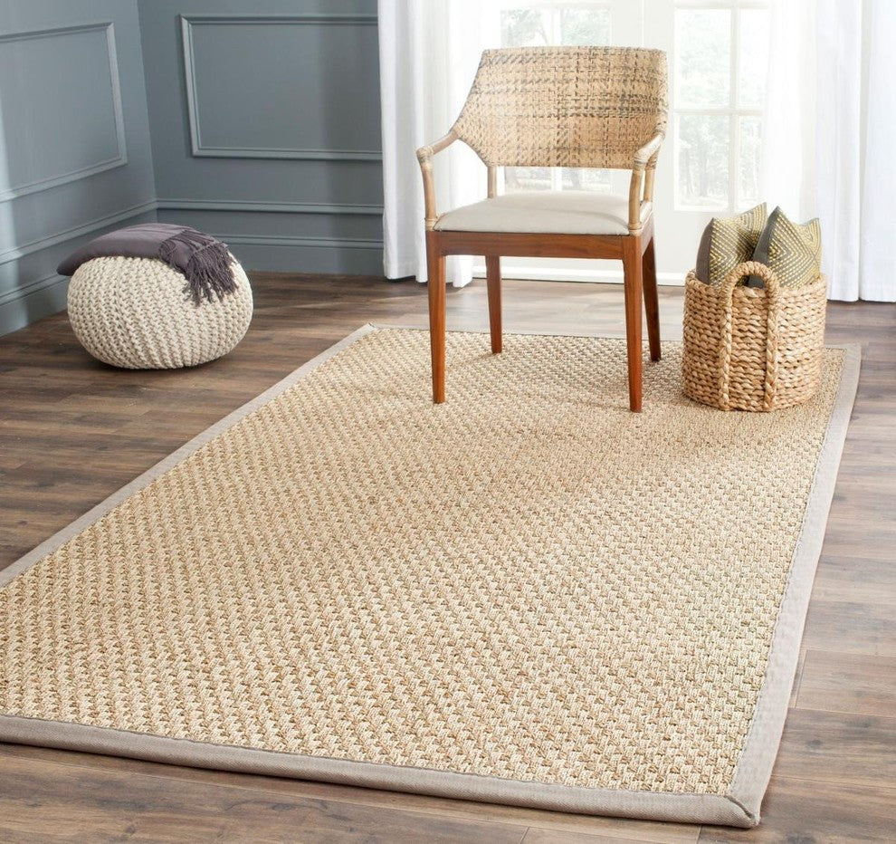 Safavieh Natural Fibers 100 NF114P 10' Square Natural Rug