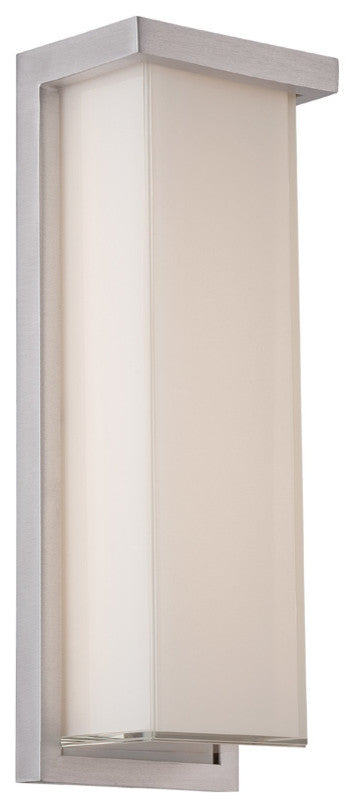 Modern Forms Ledge LED Wall Light, Brushed Aluminum