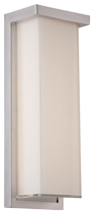 Modern Forms Ledge LED Wall Light, Brushed Aluminum