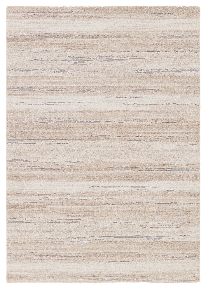 Vibe by Caramon Abstract Tan/ Cream Runner Rug 3'X10'