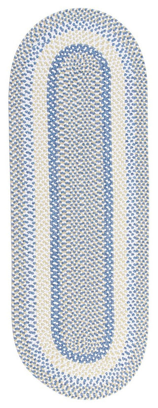 Colonial Mills Blokburst BK59 Blueberry Pie Kids/Teen Area Rug, Oval 7'x9'