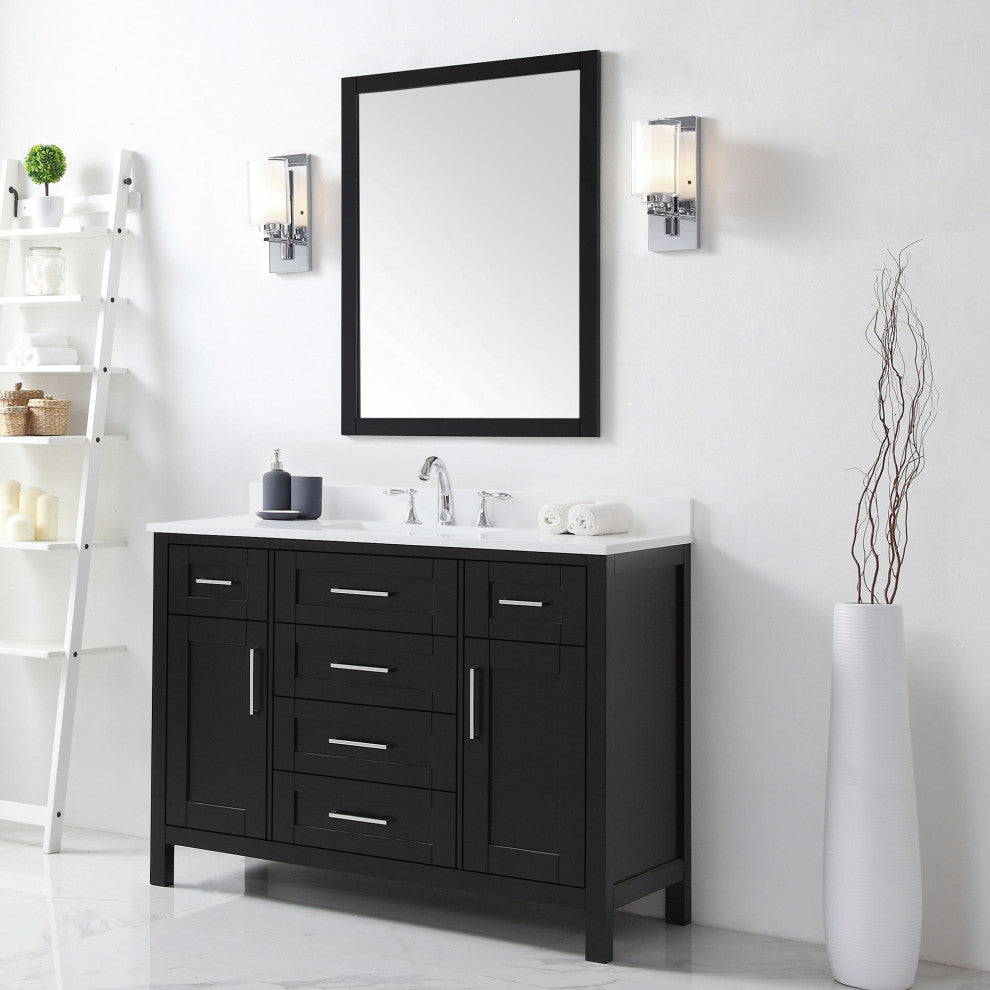 OVE Decors Tahoe 28"x36" Mirror, Espresso