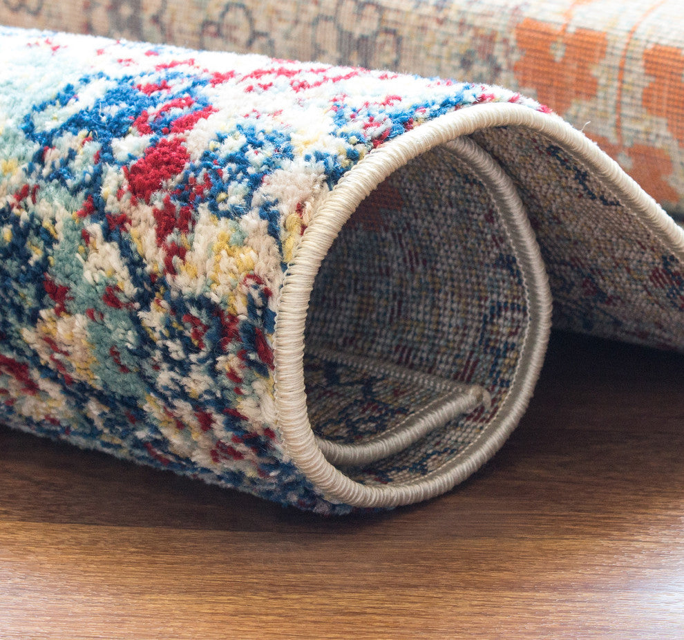 Eaudain Bohemian Abstract Rug - Multicolor - 8' X 10'