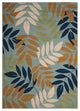 Nourison Caribbean Indoor/Outdoor Area Rug, Blue, 9'3"x12'9"
