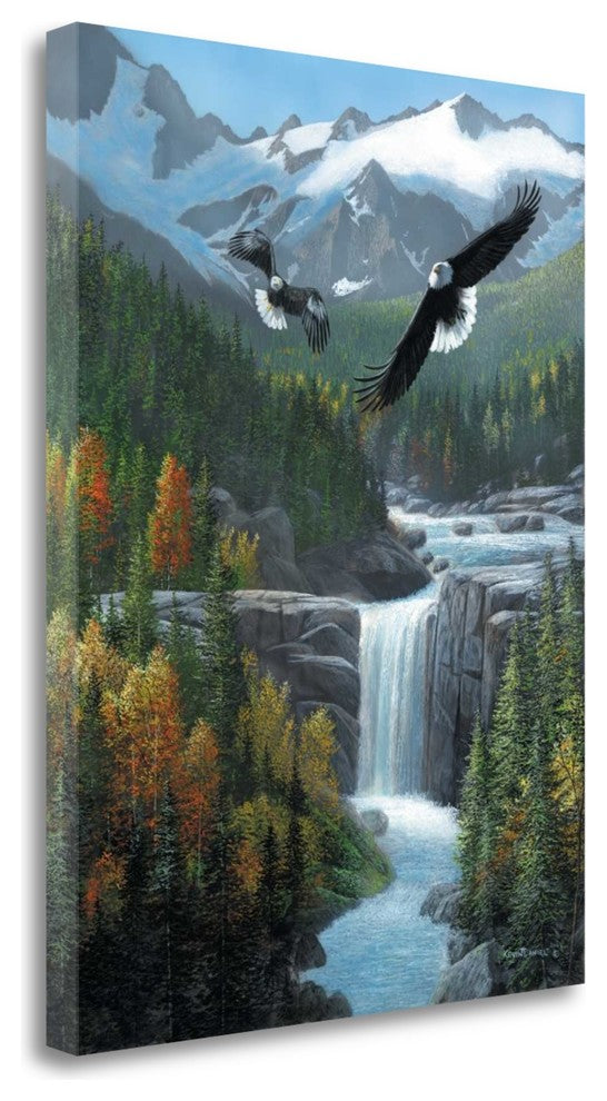 "Freedom Falls" By Kevin Daniel, Giclee Print on Gallery Wrap Canvas