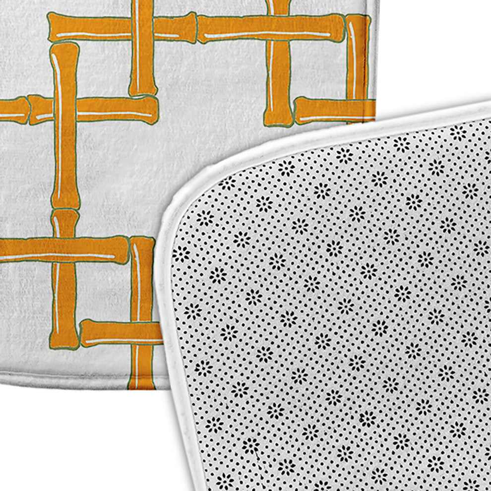 34" x 21" Bamboo  Bathmat, Mango