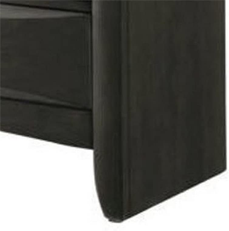 Dresser with Beveled Front 8 Storage Drawers, Gray