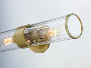 Maxim 11472CR Crosby 2 Light 5"W Bathroom Vanity Light - Black