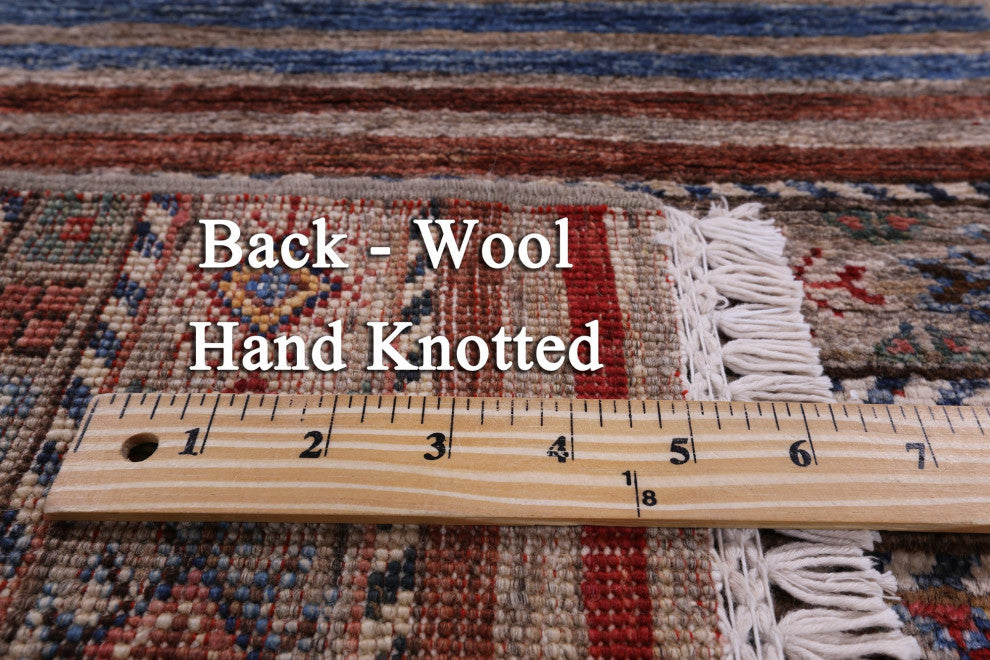 Runner Khorjin Super Kazak Hand-Knotted Wool Rug 2' 0" X 6' 1" Q10066