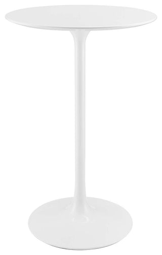 Lippa 28" Round Bar Table in White
