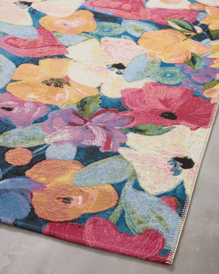 Loloi II Botanical Navy/Multi 3'11"x5'11" Accent Rug