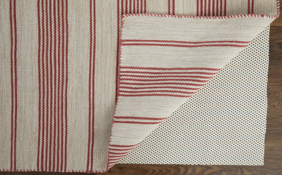Weave & Wander Granberg Eco-Friendly PET Rug, Red, 10' X 14'