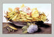 A Bowl with Pears and Two Roses- Gallery Wrapped Canvas Art 28" x 42"