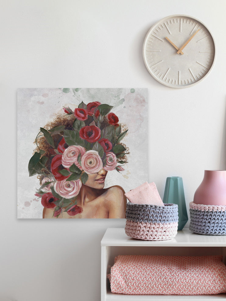 "A Little Bit Sassy" Painting Print on Wrapped Canvas, 24x24
