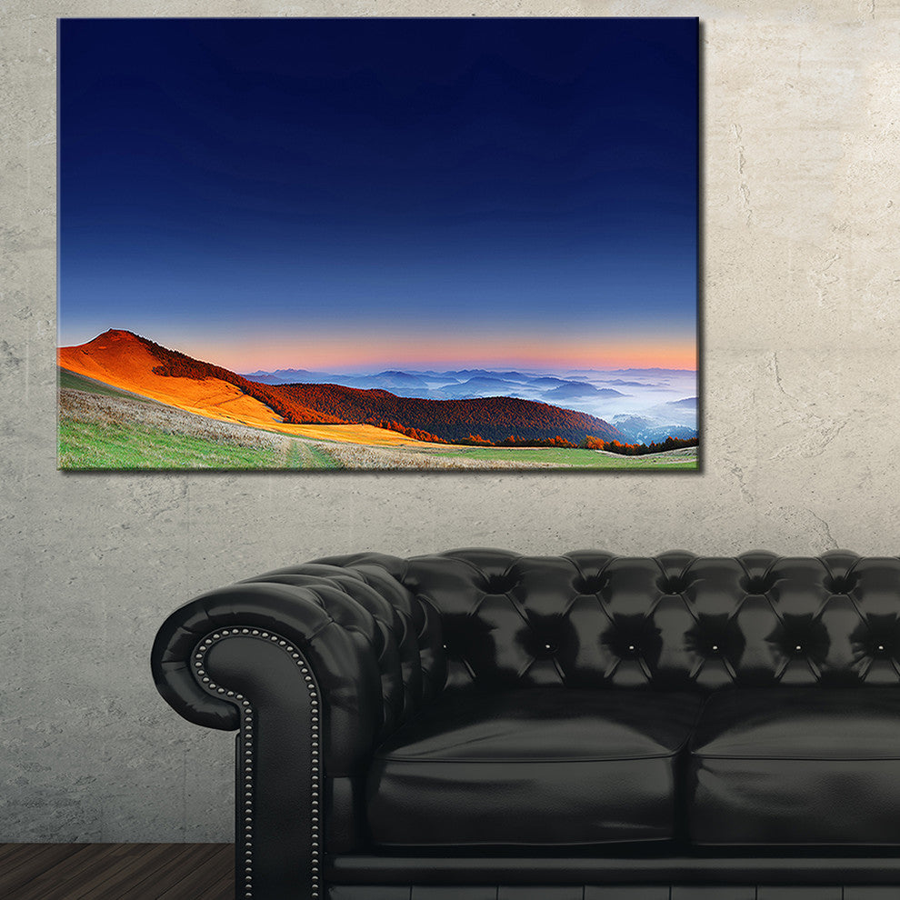 "Majestic and Colorful Sunrise" Landscape Canvas Photo Print, 40"x30"