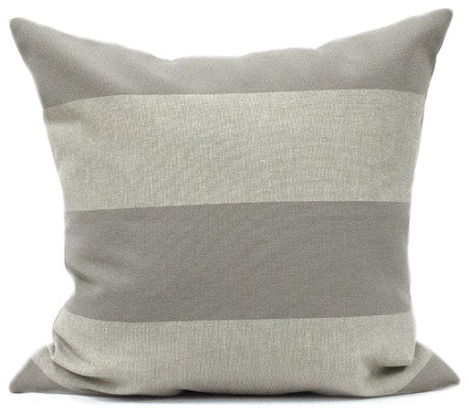 Graystone Stripe Cushion Cover, 13" X 18"