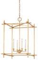 Troy Lighting F1097 Huck 4 Light 22"W Taper Candle Multi Light - Vintage Gold