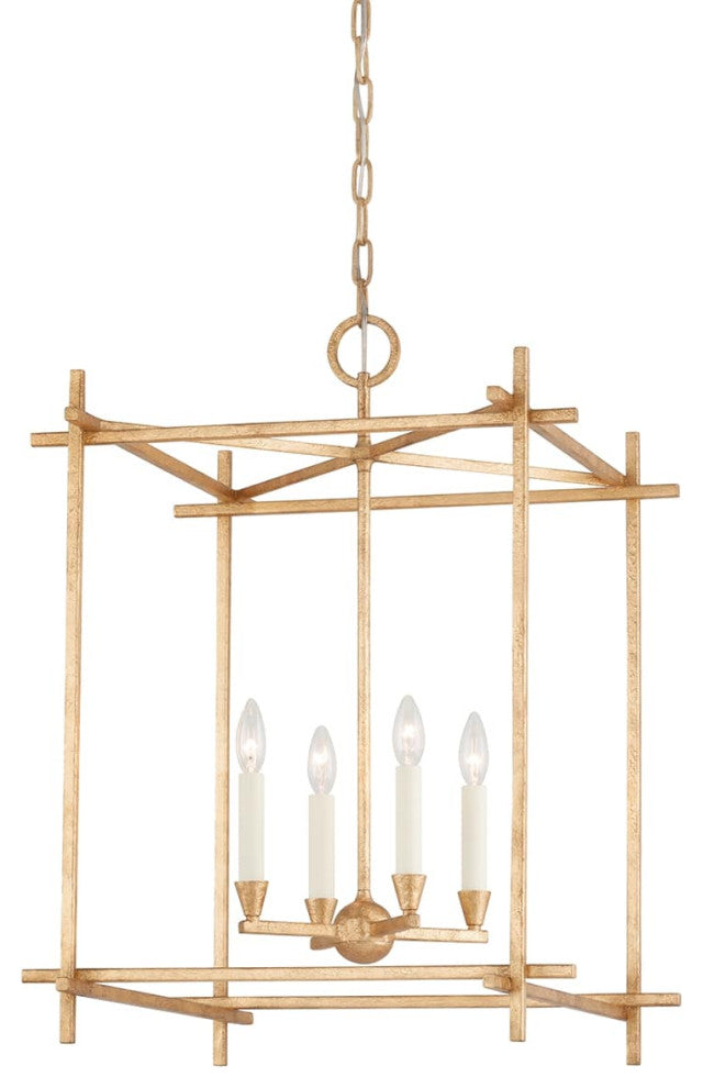 Troy Lighting F1097 Huck 4 Light 22"W Taper Candle Multi Light - Vintage Gold