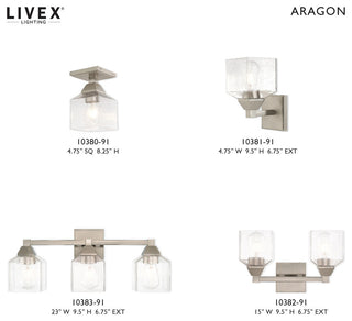 Livex Lighting Brushed Nickel 2-Light Bath Vanity
